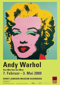 Ausstellungsplakat von 2009 © Andy Warhol