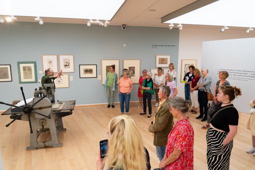 Führung im Horst-Janssen-Museum. Foto: Max Haß