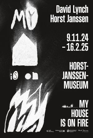 Ausstellungsplakat. Bild: David Lynch, Gestaltung: Bolin Chen