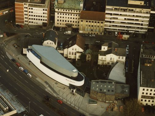 Luftbild vom Horst-Janssen-Museum. Foto: Oldenburger Luftbildarchiv (OLAR)