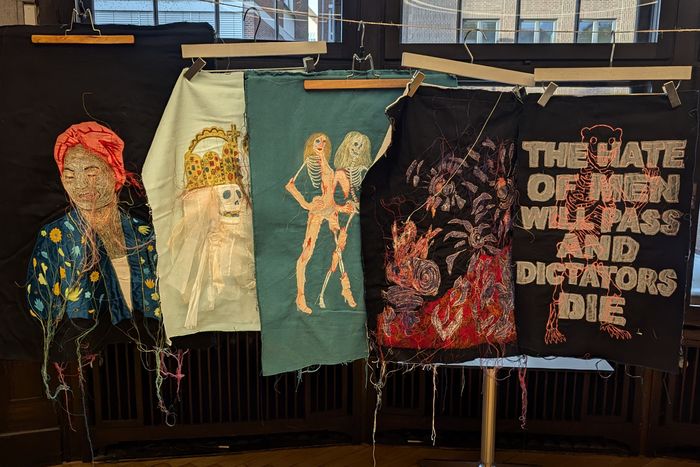 Werke von Andrea Ziegler. Foto: Horst-Janssen-Museum