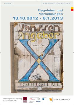 Ausstellungsplakat von 2012 © (Horst Janssen) VG Bild-Kunst Bonn, 2012