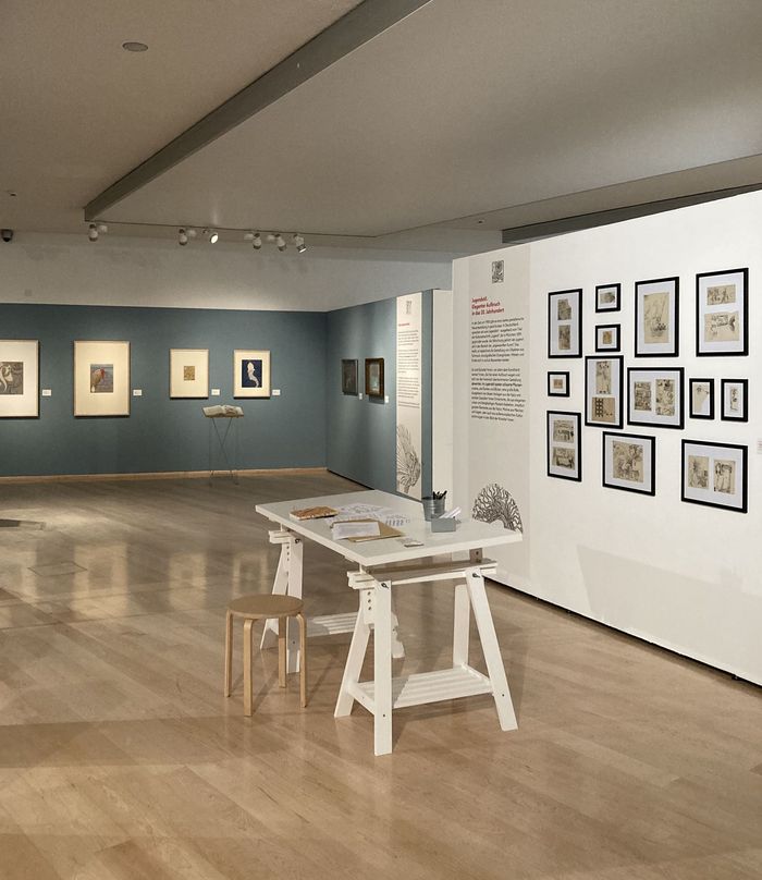 Ausstellungsansicht von "Ilna Ewers-Wunderwald: Expedition Jugendstil", Foto: Horst-Janssen-Museum