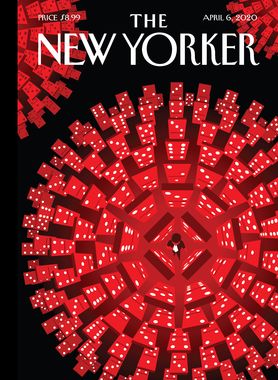 Christoph Niemann, Critical Mass, 2020, Titelbild The New Yorker © Christoph Niemann, 2025
