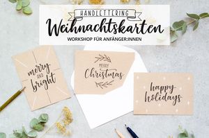 Lettering Weihnachtskarten © Martina Janssen