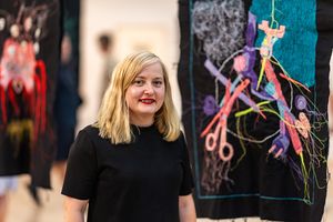 Künstlerin und Kuratorin Andrea Ziegler, Foto: Markus Hibbeler
