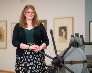 Kuratorin Alexandra Hoffmann. Foto: Max Haß
