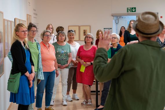 Eine Führung im Horst-Janssen-Museum, Foto: Max Haß