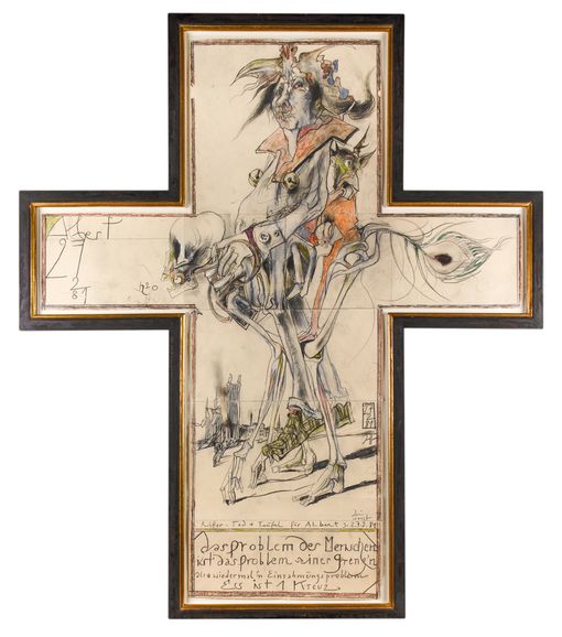 Horst Janssen, Ritter Tod und Teufel © VG Bild-Kunst Bonn, 2026