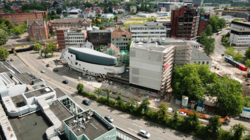 Horst-Janssen-Museum mit Stadtmuseum-Neubau 2025. Foto: Standbild der Webcam