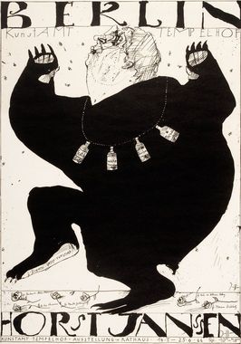 Horst Janssen, Scotch, Vodka, Bourbon, Pernod, 1966, line print © VG Bild-Kunst Bonn, 2025