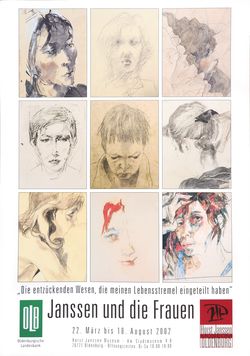 Ausstellungsplakat von 2002 © (Horst Janssen) VG Bild-Kunst Bonn, 2002