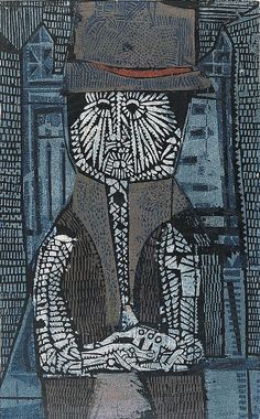 Horst Janssen, Oma, 1957, woodcut © VG Bild-Kunst, Bonn 2018