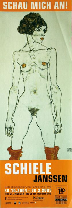 Ausstellungsplakat von 2004 © Egon Schiele