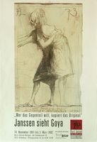 Ausstellungsplakat von 2001 © (Horst Janssen) VG Bild-Kunst Bonn, 2001