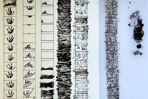 Moving drawing. Picture: Aline Helmcke