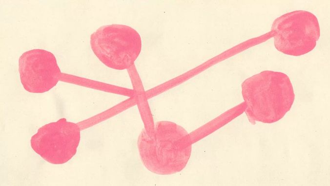 Damien Tran, Comme le canard, Filmstill, analoge gezeichnete Animation, 2021