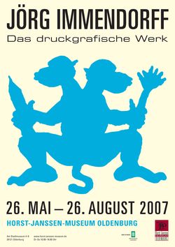 Ausstellungsplakat von 2007 © Jörg Immendorff