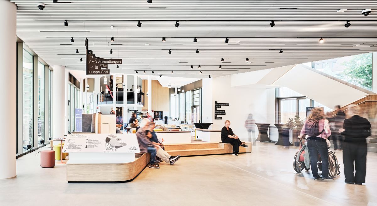 Blick ins neue Foyer der Museen. Foto: Caspar Sessler