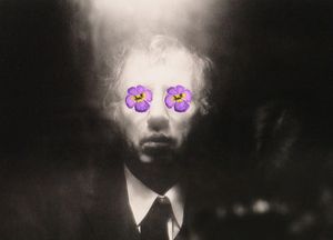 Horst Janssen, bearbeitetes Porträt. Foto: Karin Elmers