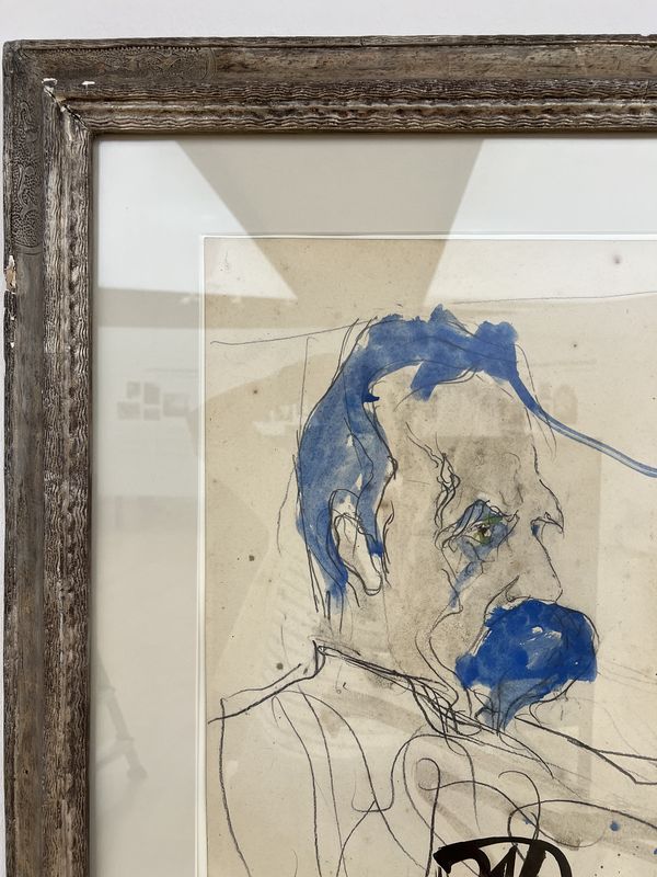 Horst Janssen, Nietzsche, Aquarell, 1989 © VG Bild-Kunst Bonn, 2026