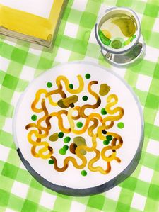 Christoph Niemann, Pasta with Peas, 2024 © Christoph Niemann, 2025