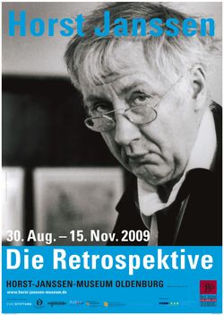 Ausstellungsplakat von 2009 © Ingrid von Kruse