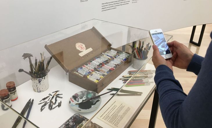 Digital ins Museum. Foto: Horst-Janssen-Museum