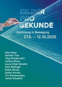 Ausstellungsplakat für Bilder pro Sekunde © Aline Helmcke