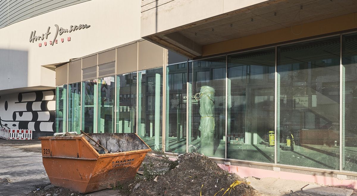 Construction site of the new foyer. Photo: Caspar Sessler
