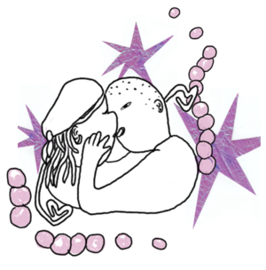 Küssendes Paar. Bild: e.pogson