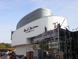 Arbeiten am Glas-Foyer. Foto: Stadt Oldenburg