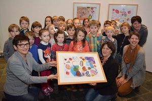 Die Schatzsucher eröffnen ihre Ausstellung. Foto: Horst-Janssen-Museum