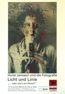 Ausstellungsplakat von 2003 © (Horst Janssen) VG Bild-Kunst Bonn, 2003