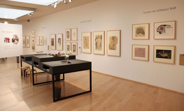 Ausstellungsansicht "Alles Körper!". Foto: Horst-Janssen-Museum