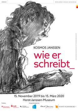 Ausstellungsplakat von 2019 © (Horst Janssen) VG Bild-Kunst Bonn, 2019