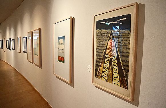 Blick in die Ausstellung "Man Ray", 2018. Foto: Horst-Janssen-Museum