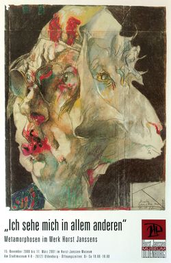 Ausstellungsplakat von 2000 © (Horst Janssen) VG Bild-Kunst Bonn, 2000