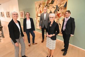 Vorstand (v.l.): Silke Fennemann, Mareike Witkowski, Olaf Meenen, Inge von Danckelman und Gabriele Mesch. Foto: Torsten von Reeken