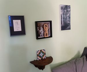 Janssen-Selbstporträt mit Widmung. Foto: Saskia K.