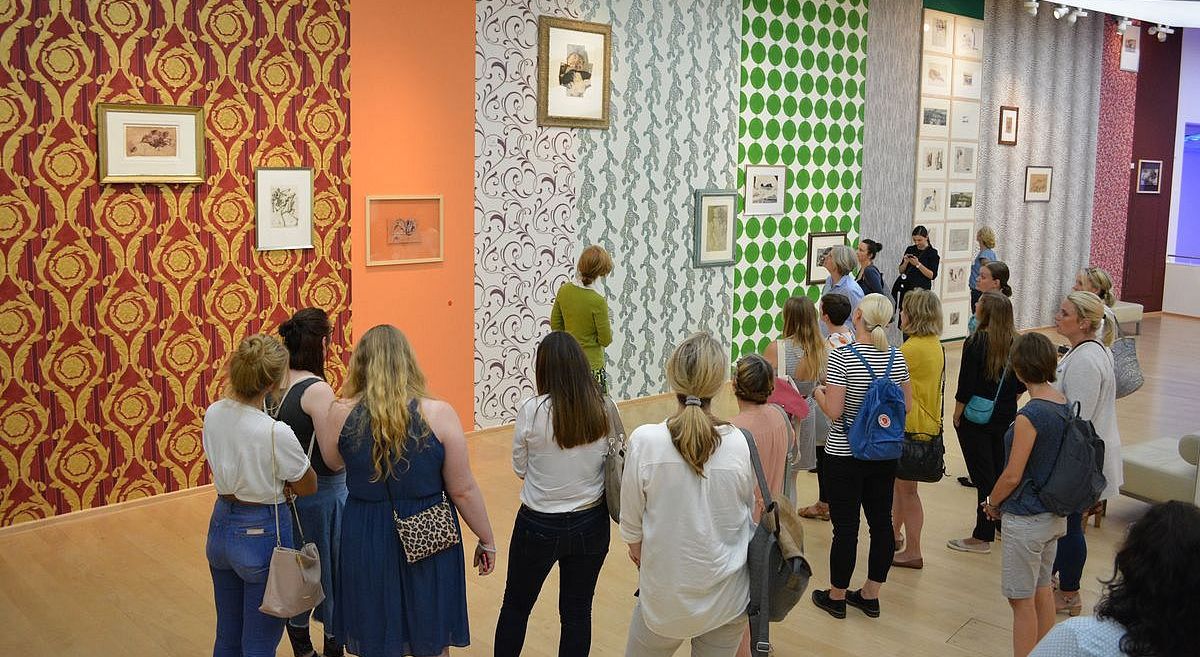 Gruppenführung. Foto: Horst-Janssen-Museum