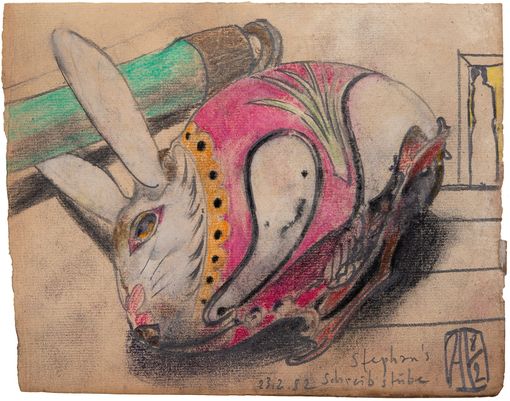 Horst Janssen, Blechhase © VG Bild-Kunst Bonn, 2026