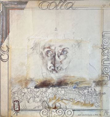 Horst Janssen, Ergo (Plakat für CC-Verlag), 1979 © VG Bild-Kunst Bonn, 2025