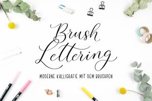 Brushlettering. Bild: Martina Janssen