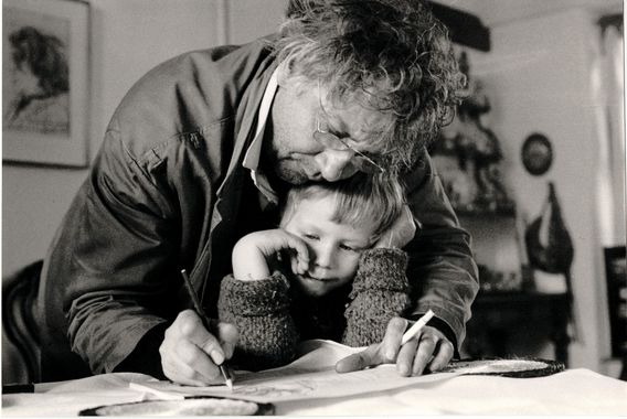 Janssen with his son Adam © Frehn