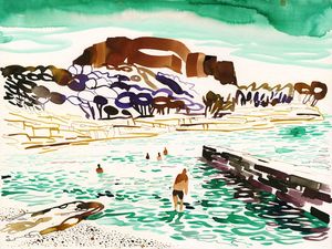 Christoph Niemann, Plage du Corton, aus Away, 2021 © Christoph Niemann, 2025