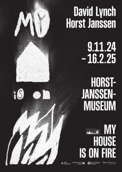 Ausstellungsplakat von 2024 © David Lynch