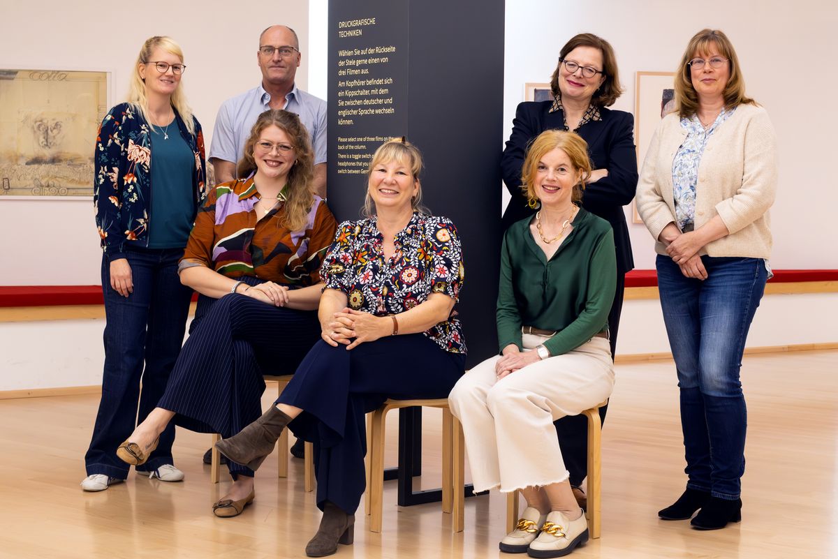 Team des Horst-Janssen-Museums. Foto: Gerlinde Domininghaus
